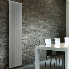 DQ Cube Double Vertical Radiator - White DQ Heating 721mm 600mm 