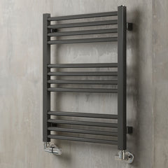 Terma - Fiona Towel Radiator in Sparkling Grey Fiona Heating Style 660mm 500mm 