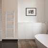 Towelrads Independent Towel Radiator in Chrome | Vertical Ladder-Style Bathroom Radiator Chrome Heated Towel Rail Towelrads 
