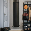 Terma Rolo Room Vertical Radiator Heating Style 1800 x 370 Heban Black 