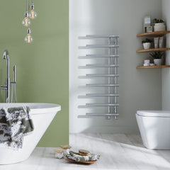 Towelrads Mayfair Designer Towel Radiator Chrome | Designer Bathroom Radiator Mayfair Towelrads 795 x 500 