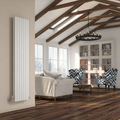 DQ Cove Double White Vertical Radiator DQ Heating 