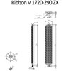 Terma Ribbon Vertical Designer Radiator (Copper | Metallic Black | Metallic Grey | Heban Black) Ribbon V Terma 
