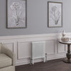 Eastbrook Imperia 2 Column Horizontal Radiator Column Radiator Eastbrook Gloss White 600mm x 515mm 