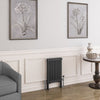 Eastbrook Imperia 2 Column Horizontal Radiator Column Radiator Eastbrook Matt Anthracite 600mm x 425mm 