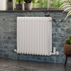 Terma - Colorado 4 Column Horizontal Radiator Designer Radiator > Column Radiator > Horizontal Radiator Terma 600mm x 609mm White 