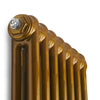 Terma - Colorado 2 Column Vertical Radiator Designer Radiator > Column Radiator> Vertical Radiator Terma 1800mm x 339mm Brass Lacquer 