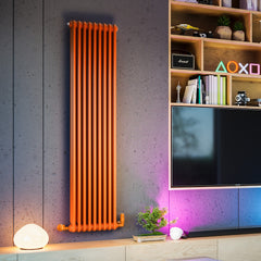 Terma - Colorado 3 Column Vertical Radiator Designer Radiator > Column Radiator> Vertical Radiator Terma 1800mm x 429mm Orange 