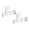 HeatQuick - Round Manual Angled Radiator Valve & Lockshield (Copy) Heating Radiator Accessories Heatquick 