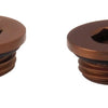 HeatQuick- Air Vent and Blanking Plug Set Heating Radiator Accessories Heatquick Brushed Bronze 