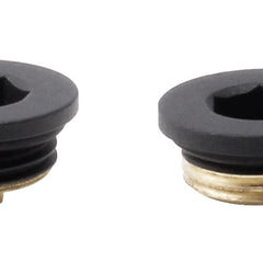 HeatQuick- Air Vent and Blanking Plug Set Heating Radiator Accessories Heatquick Anthracite 