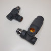 Towelrads - TRV Dual Fuel Valve - Black Heating Style Anthracite 
