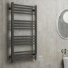 Terma - Fiona Electric Towel Radiator (SIM) Designer Radiators > Towel Rails > Electric Towel Radiators Terma 900mm x 500mm - 400w Sparking Grey 