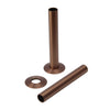 HeatQuick - 18mm x 130mm Pipe Sleeve Set Heating Radiator Accessories > Pipe Masking Heatquick Brushed Bronze 