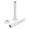 HeatQuick - 18mm x 130mm Pipe Sleeve Set Heating Radiator Accessories > Pipe Masking Heatquick White 