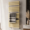 Terma Rolo Towel Radiator Heating Style 1085 x 520 Brass 