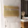Terma Rolo Towel Radiator Heating Style 590 x 900 Brass 