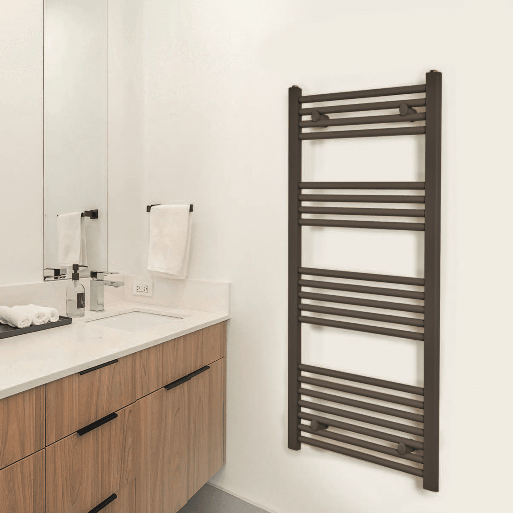 Towelrads Independent Flat 22mm Towel Radiator - Mocha