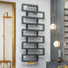 Terma - Bookie Towel Radiator Designer Radiator > Towel Radiator > Designer Towel Rail Terma 1155mm x 500mm Storm Sky Grey 