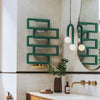 Terma - Bookie Towel Radiator Designer Radiator > Towel Radiator > Designer Towel Rail Terma 655mm x 500mm Green (RAL 6028) 