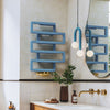 Terma - Bookie Towel Radiator Designer Radiator > Towel Radiator > Designer Towel Rail Terma 655mm x 500mm Pastel Blue (RAL 5024) 