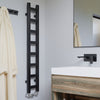 Terma Easy Designer Towel Rail | Space Saving Radiator Easy Terma 1280mm x 200mm Matt Black 