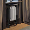 Terma Plain Traditional Towel Rail Designer Towel Rail > Traditional Towel Rail > Cast Iron Radiators Terma Soft White & Matt Black 