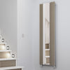 Terma - Rolo Mirror Vertical Radiator Mirror Radiator, Vertical Radiator Terma Quartz Mocha 1800mm x 590mm 