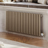 Terma Rolo Room E Horizontal Electric Radiator (VEO) Designer Radiators > Electric Radiators > Oil Filled Radiators Terma Quartz Mocha 580mm x 1195mm 