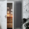 Terma Rolo Room E Vertical Electric Radiator (VEO) Designer Radiators > Electric Radiators > Oil Filled Radiators Terma 1800mm x 370mm Modern Grey 800w