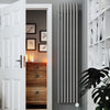 Terma Rolo Room E Vertical Electric Radiator (VEO) Designer Radiators > Electric Radiators > Oil Filled Radiators Terma 1800mm x 370mm Salt n Pepper 800w