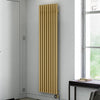 Terma Rolo Room E Vertical Electric Radiator (VEO) Designer Radiators > Electric Radiators > Oil Filled Radiators Terma 1800mm x 480mm Brass 1000w