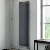 Terma Rolo Room E Vertical Electric Radiator (VEO) Designer Radiators > Electric Radiators > Oil Filled Radiators Terma 1800mm x 480mm Modern Grey 1000w