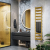 Terma - Vivo Designer Towel Radiator Designer Radiators > Towel Rail > Bathroom Radiator Terma Brass 1390mm x 300mm 