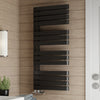 Terma Warp S Designer Towel Warmer Designer Towel Radiator > Heated Towel Radiator > Towel Rail Terma 1110mmx 500mm Matt Black 