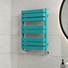 Terma - Warp T BOLD Towel Radiator Designer Radiators > Towel Radiator > Bathroom Radiator Terma 655mm x 500mm Teal 