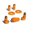 Terma Vision Thermostatic Corner Radiator Valves Vision Terma RAL 2003 (Matt) Orange Left Hand 