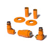 Terma Vision Thermostatic Corner Radiator Valves Vision Terma RAL 2003 (Matt) Orange Right Hand 