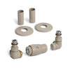 Terma Vision Thermostatic Corner Radiator Valves Vision Terma Quartz Mocha Left Hand 