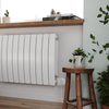 Terma - Bergamo Electric Radiator (VEO) Designer Radiators > Electric Radiators > Oil Filled Radiators Terma 590mm x 1040mm - 1500w Matt White 