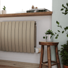 Terma - Bergamo Electric Radiator (VEO) Designer Radiators > Electric Radiators > Oil Filled Radiators Terma 590mm x 800mm - 1200w Quartz Mocha 