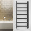 Terma Crystal Designer Towel Rail | Designer Bathroom Radiator Crystal Terma Modern Grey 840x400x50 