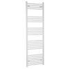 Towelrads Independent Flat 22mm Towel Radiator - White Heated Towel Rail Towelrads 1600mm 400mm 