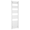 Towelrads Independent Flat 22mm Towel Radiator - White Heated Towel Rail Towelrads 1800mm 400mm 