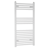 Towelrads Independent Flat 22mm Towel Radiator - White Heated Towel Rail Towelrads 1000mm 400mm 