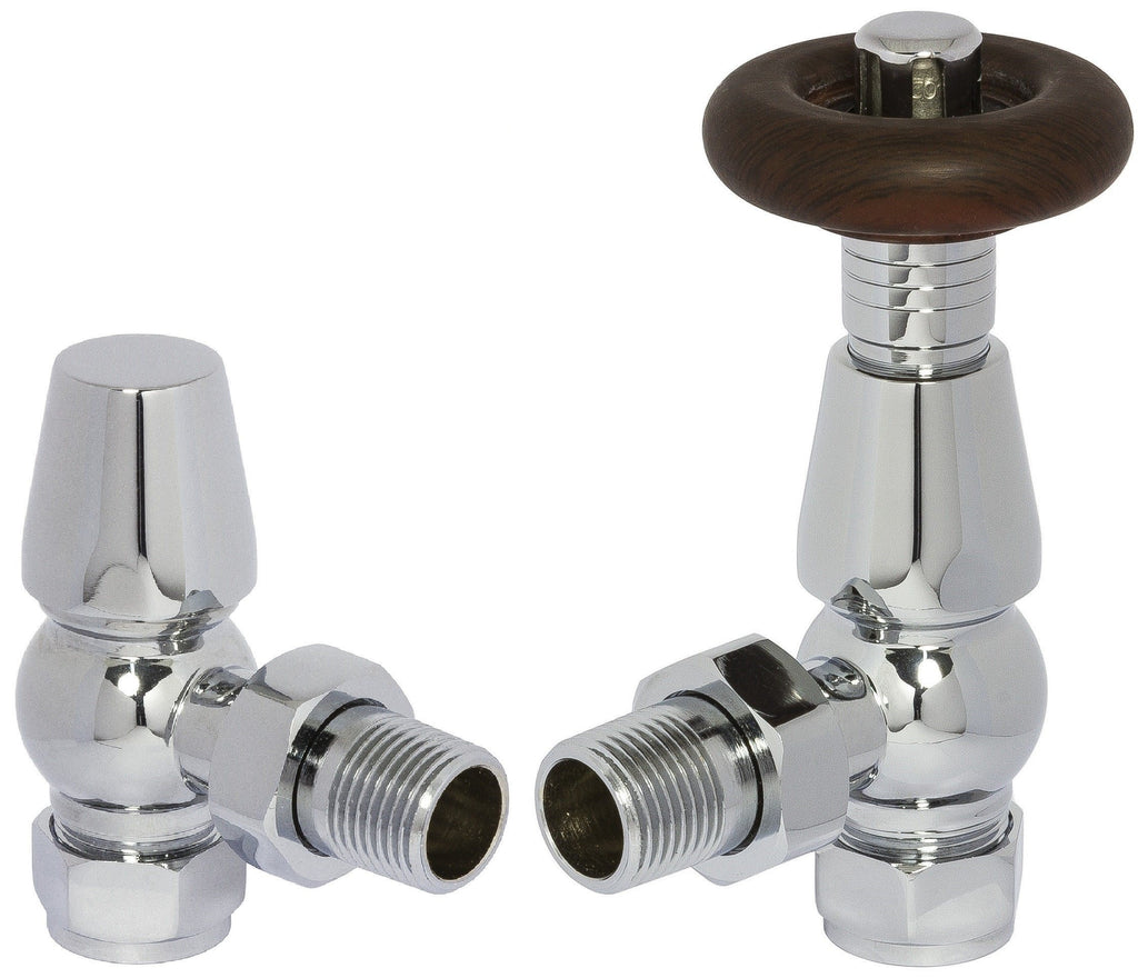 Towelrads Chelsea Period Style Thermostatic Radiator Valves - TRV and Lockshield