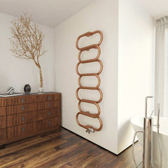 Terma Ouse Designer Copper Radiator Bathroom Towel Warmer Ladder Rail Stylish Modern Contemporary 