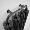 Terma Ribbon Vertical Designer Radiator in heban. Efficient heating solution, stylish modern and contemporary design 