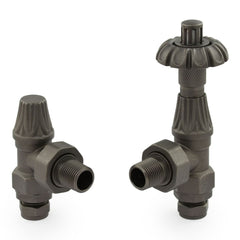 West - Abbey Angled TRV - Light Pewter Heating Style 