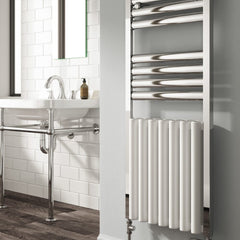 Reina - Burton Aluminium Vertical Designer Towel Radiator Heating Style 